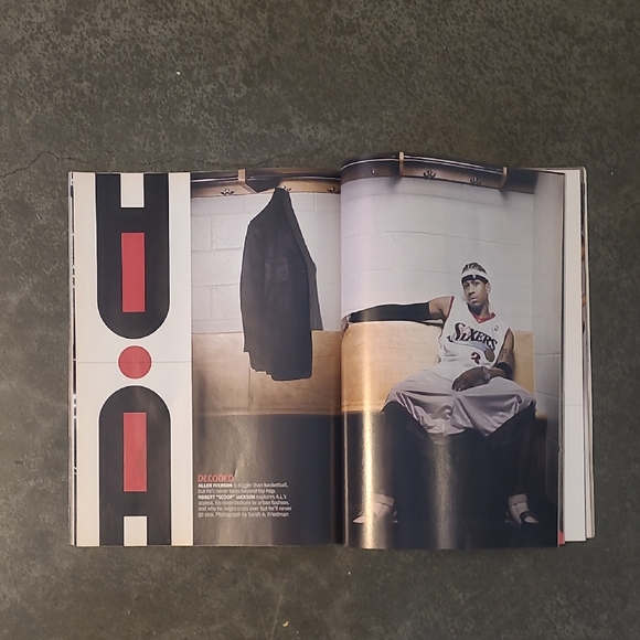 VINTAGE MARCH 2006 VIBE MAGAZINE COVER FEATURING ALLEN IVERSON - Picture 4 of 8